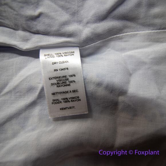 New! Vineyard Vines Hydrangea Geo Tiered‎ Dress blue, size tag marks XL - Picture 12 of 16